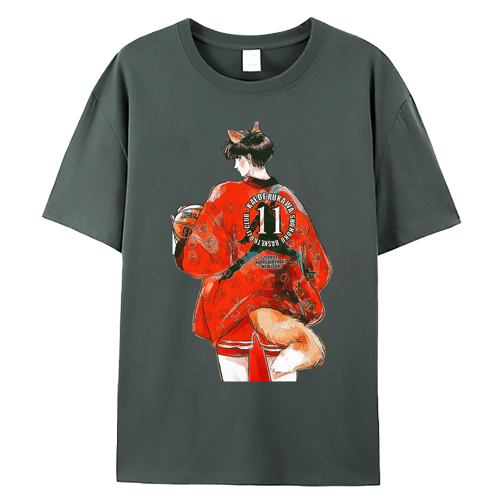 （画像用） SLAM DUNK／スラムダンク 綿100％ メンズ半袖Tシャツ｜肌触りやわらか＆通気性